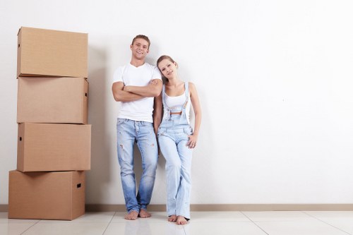 House movers helping with a residential move in Barnes