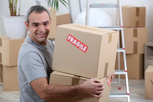Man with van vehicle ready for a local move in Barnes
