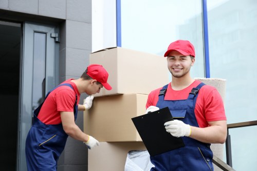 Moving van near Barnes homes and flats with parking considerations