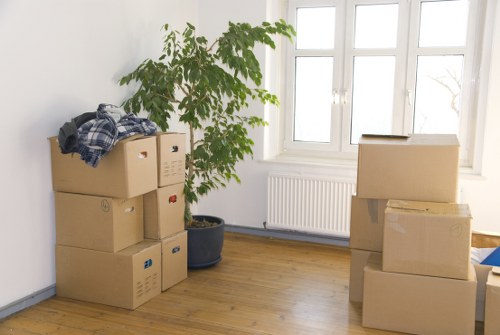 Professional Barnes van service handling household items with care