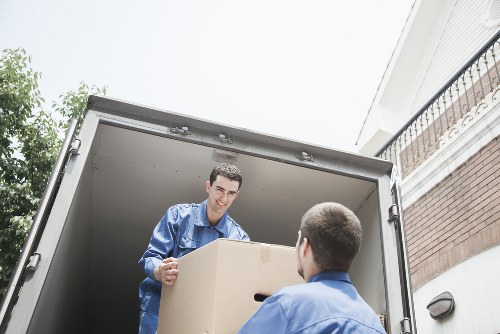 Local office relocation team working in Barnes